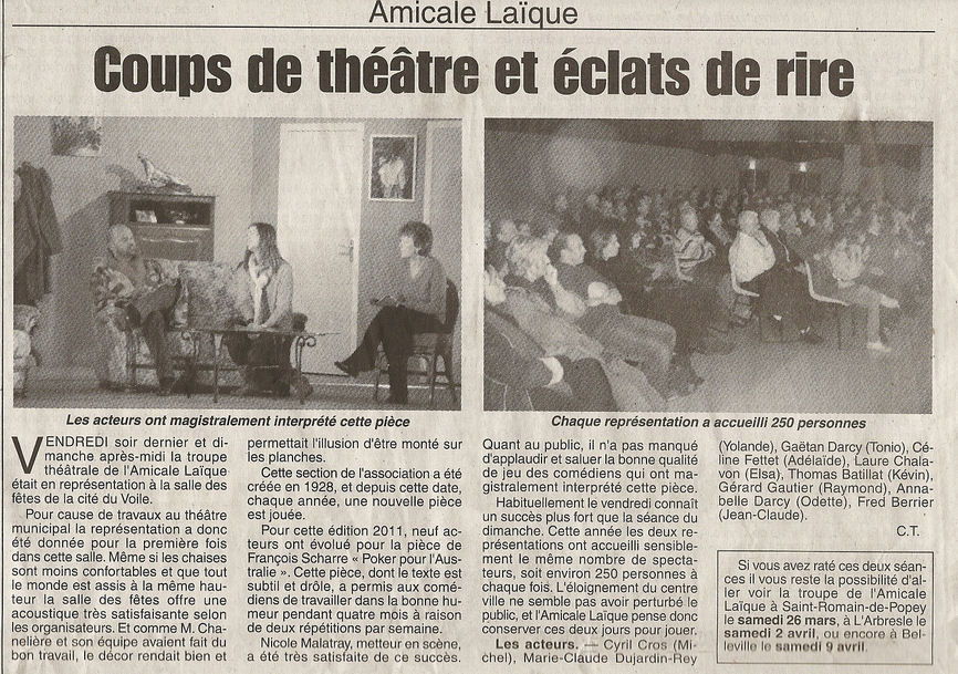 Article de presse