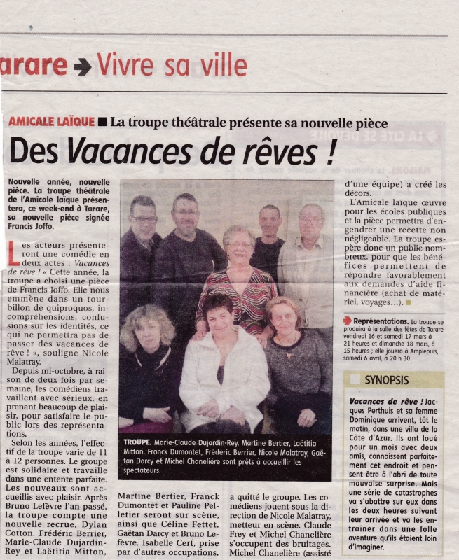 Article de presse Le Pays