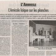 Article de presse L'Arbresle