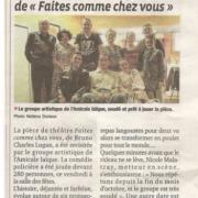 LE PROGRES 22 MARS 2015 Tarare