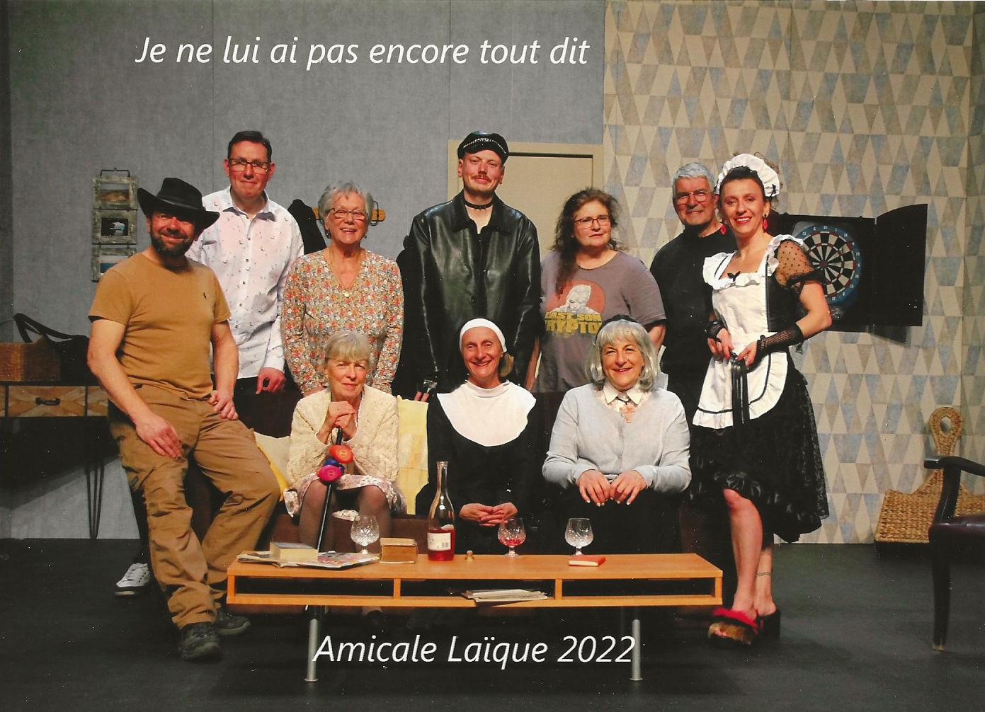 La troupe, Nicole MALATRAY, Isabelle CERT, Claude FREY